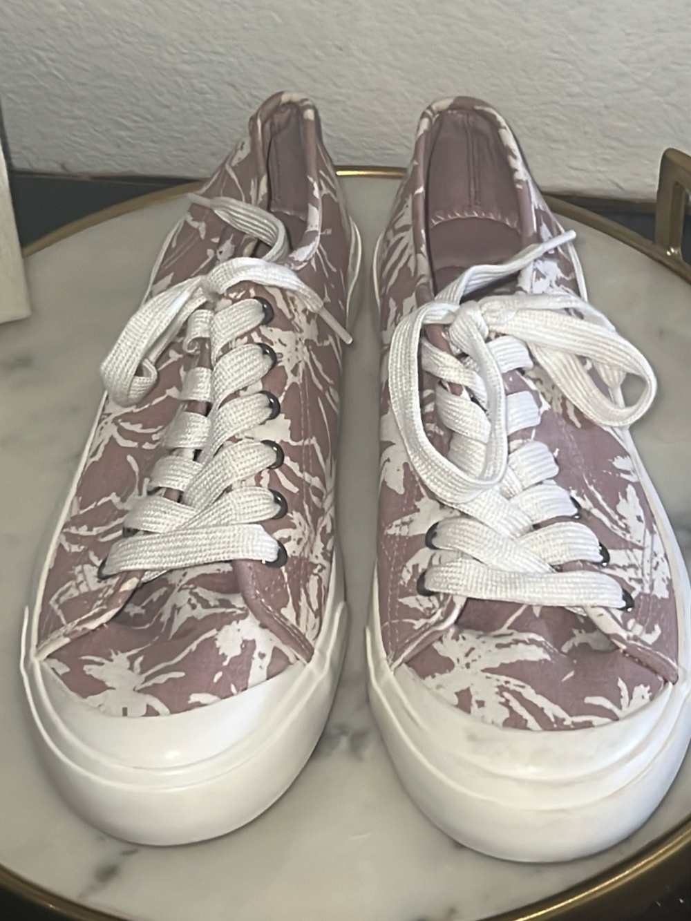 Sneakers Rocket Dog cotton surfside palm print pink 11
